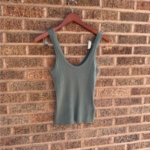 J. Crew 100% Cashmere Ribbed Tank
